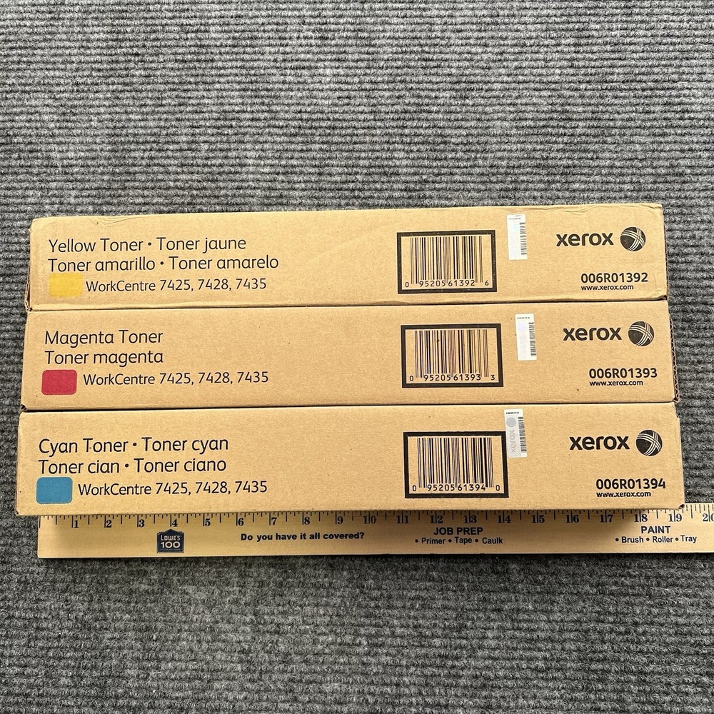 WorkCentre 7425 7428 7435‎ Color Toner Set Yellow/Magenta/Cyan (Set of 3) NIB